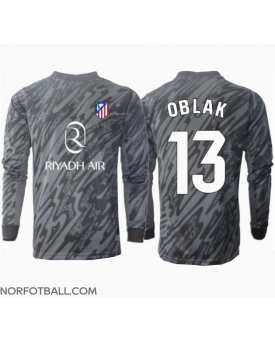 Billige Fotballdrakt Atletico Madrid Jan Oblak #13 Keeper Replika Hjemmedrakt 2024-25 Langermet